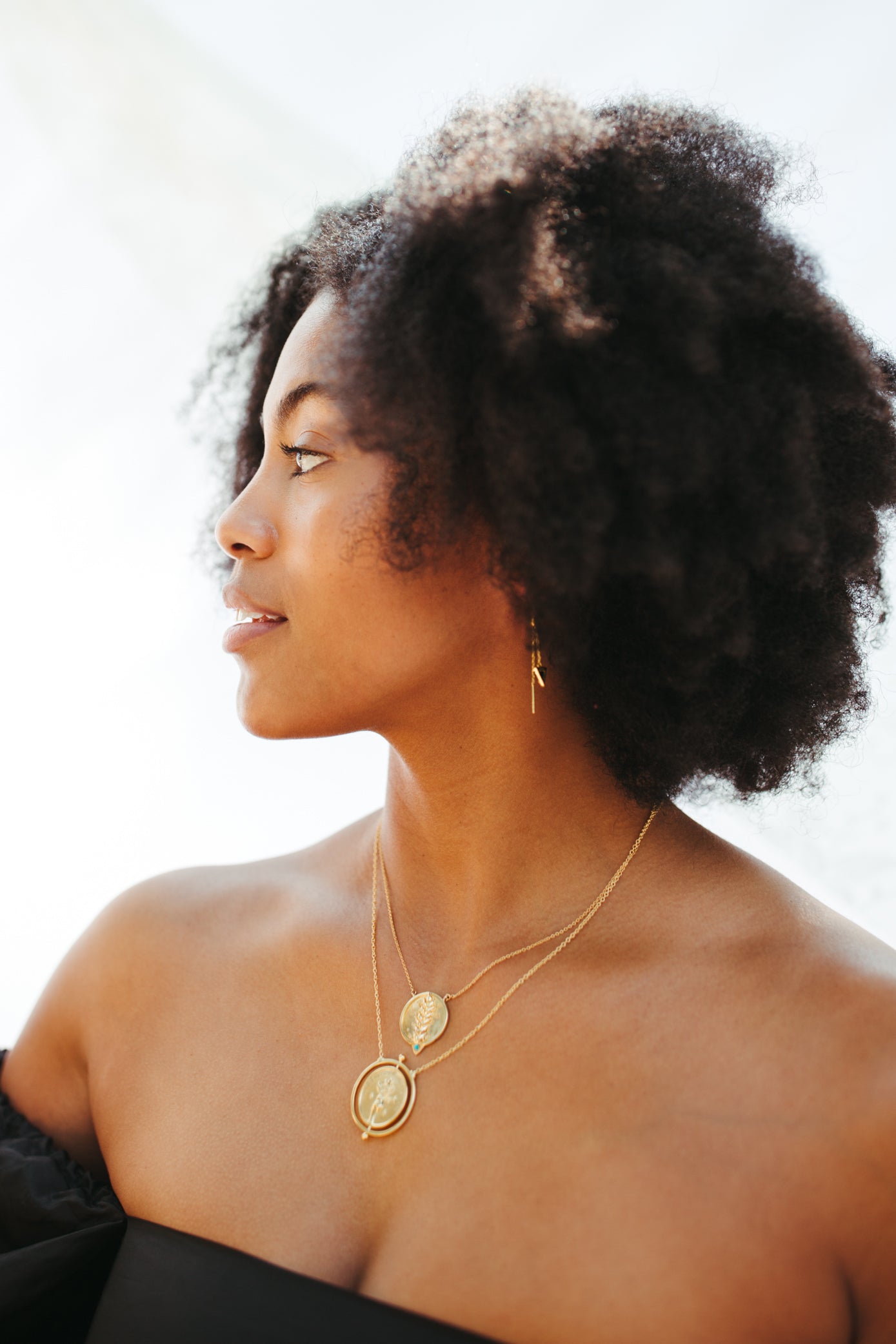 gold wheat pendant coin harvest necklace sierra winter