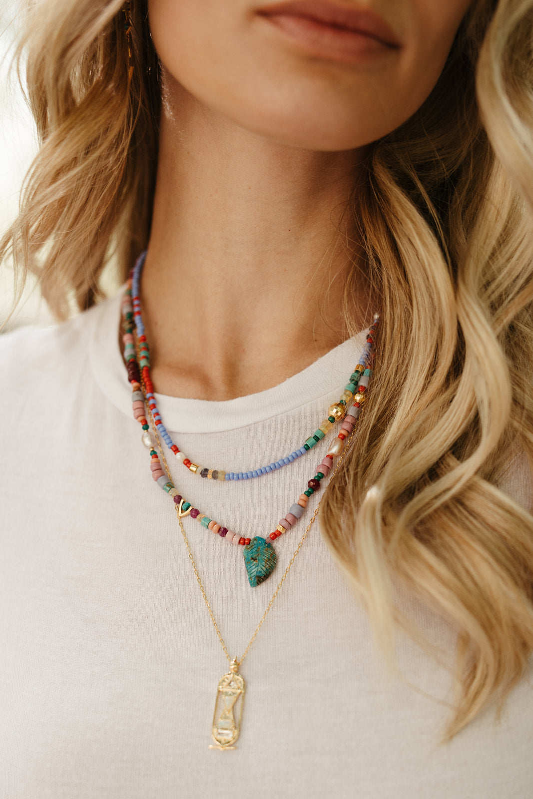 funky fresh handmade beaded necklace sierra winter