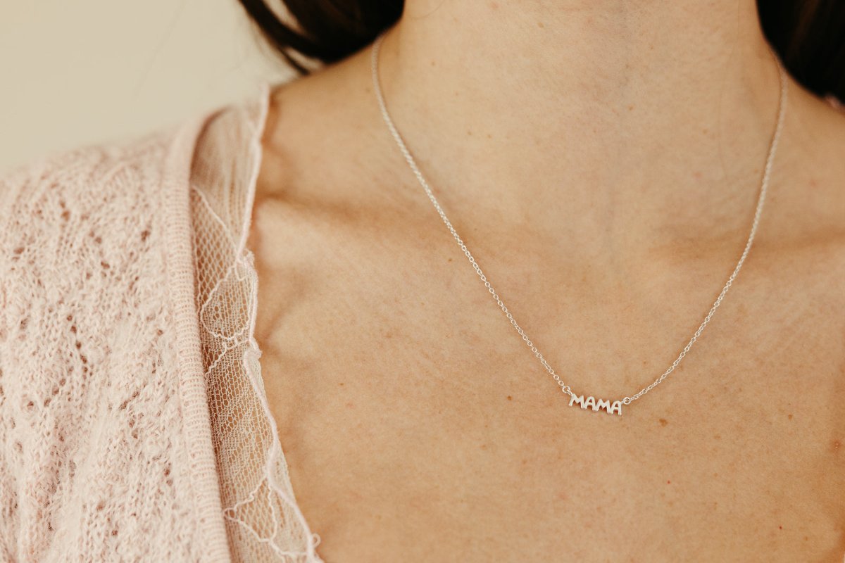 sierra winter jewelry silver mama necklace jewelry for mom