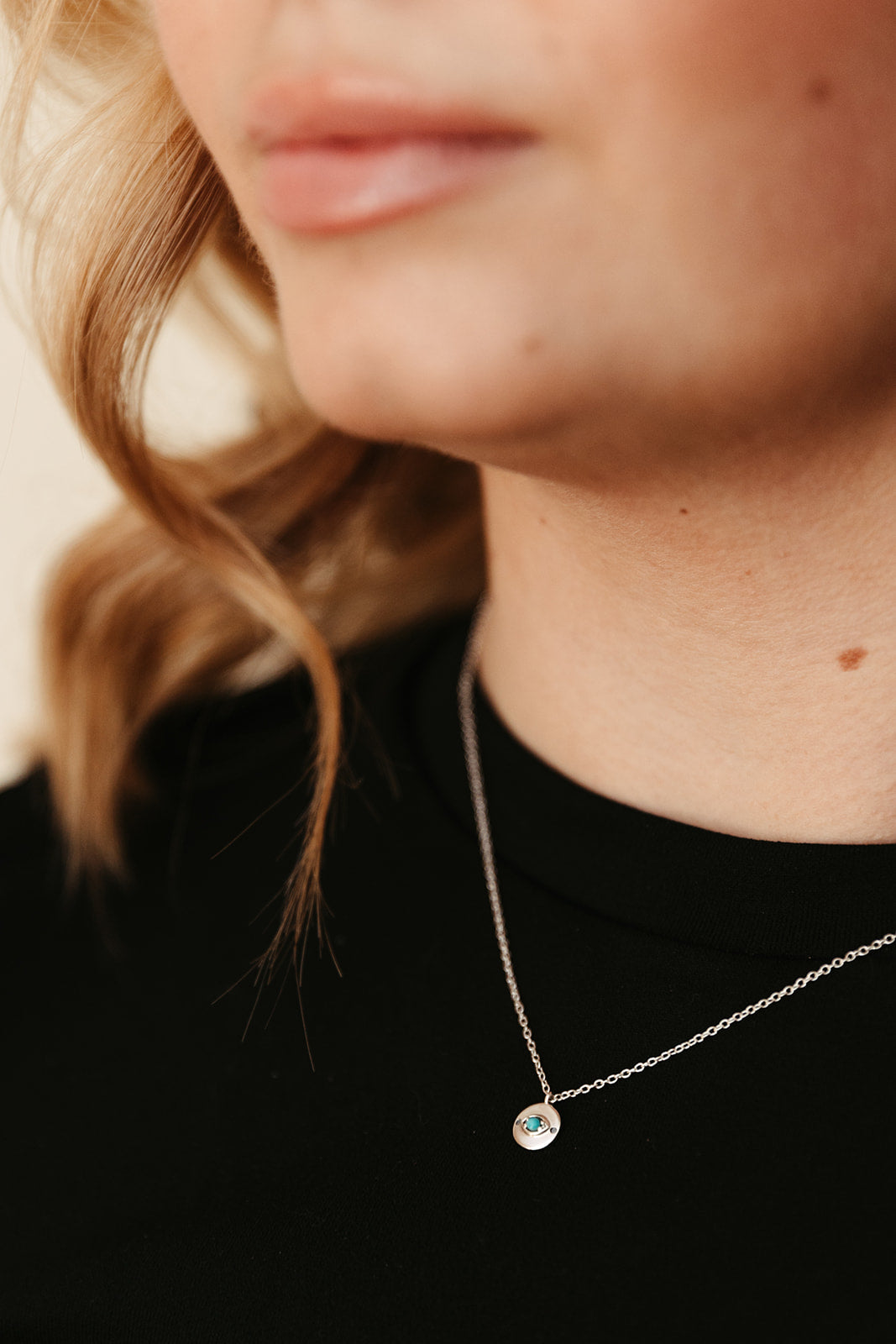 Evil Eye Necklace Turquoise