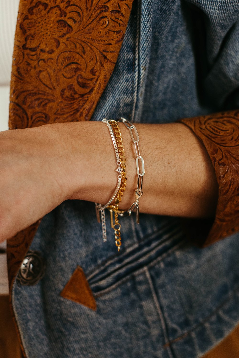 sierra winter gold vermeil jeri curb chain bracelet