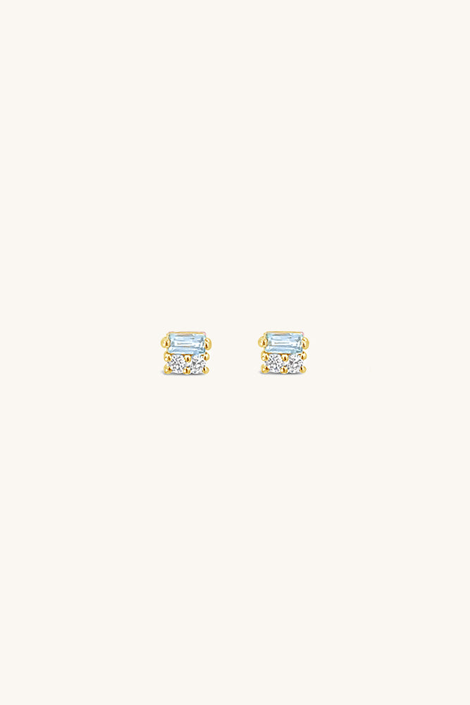 dainty swiss blue topaz and white topaz after hours stud earrings sierra winter