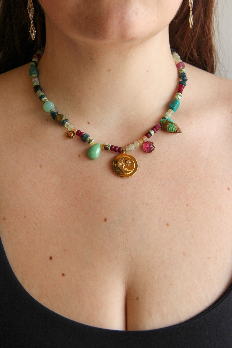 handmade beaded tayler necklace sierra winter