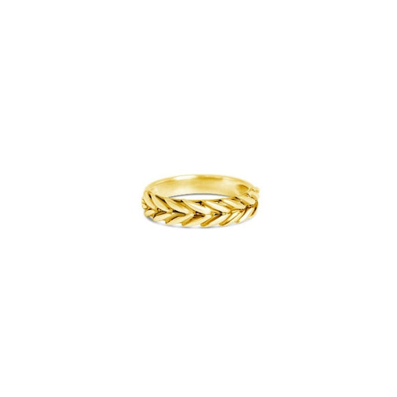 sierra winter stay golden harvest wheat thick gold band ring inscribed