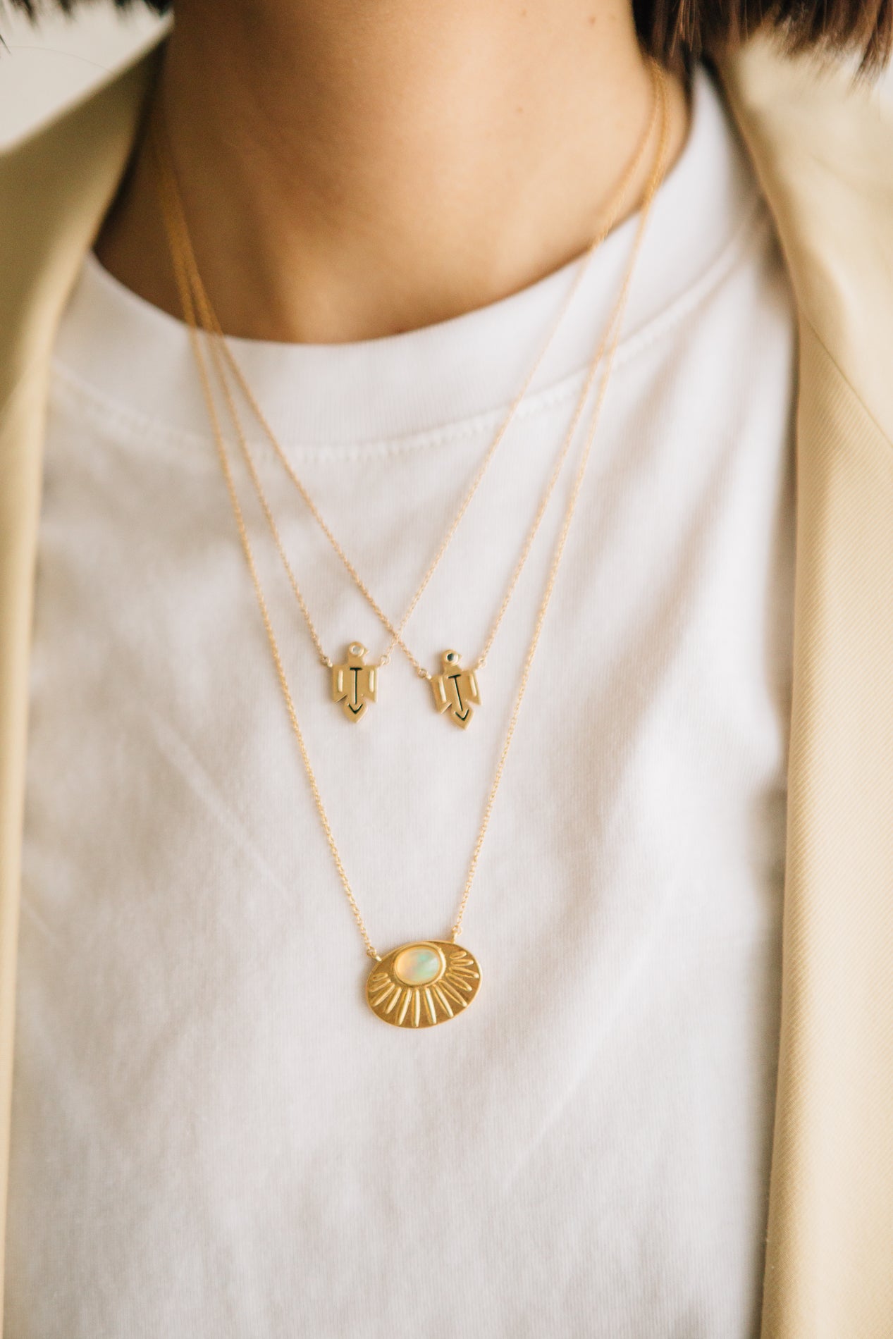 Solstice Necklace - Opal