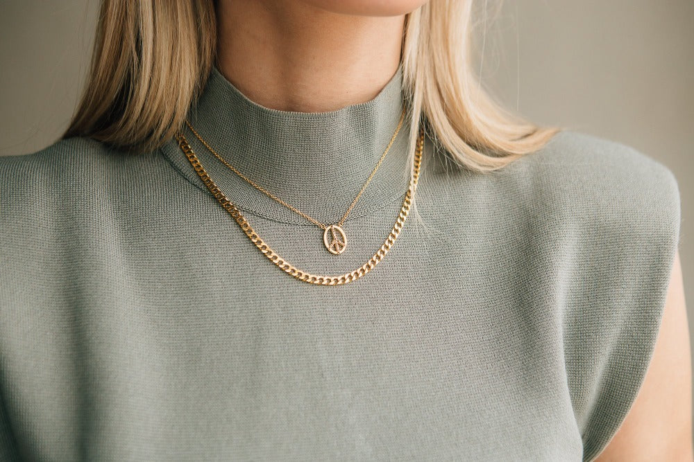 sierra winter gold vermeil jeri curb chain necklace