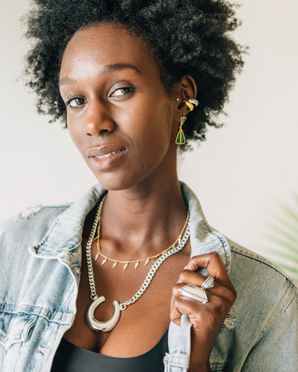 sierra winter silver easy rider horseshoe chain necklace