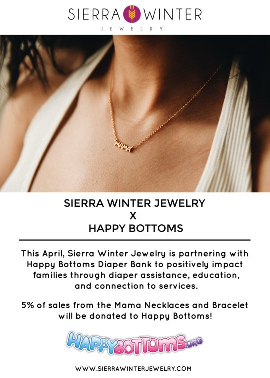Sierra Winter Jewelry and Happy Bottoms Campaign