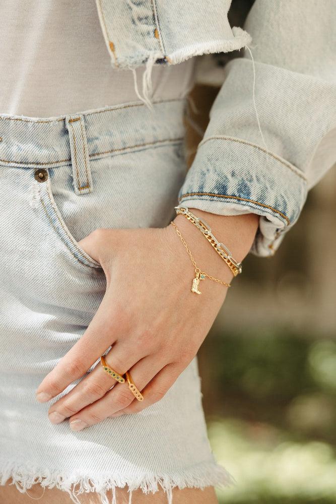 
                      
                        sierra winter gold vermeil pink sapphire constellation thin stacking band ring
                      
                    