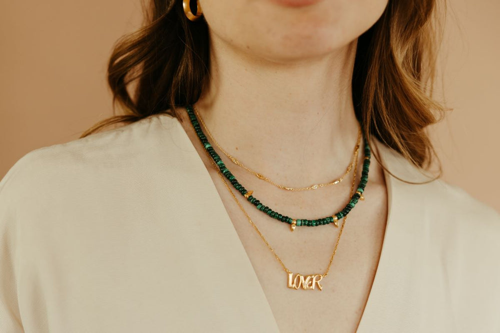 
                      
                        gold vermeil bubble letters lover necklace sierra winter
                      
                    