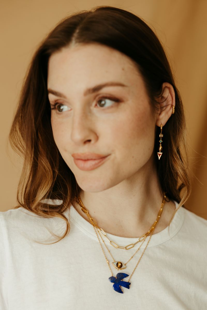 Lover's Eye Necklace - Tiger's Eye