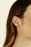 Sierra Winter gold vermeil arrowhead tailgate earrings