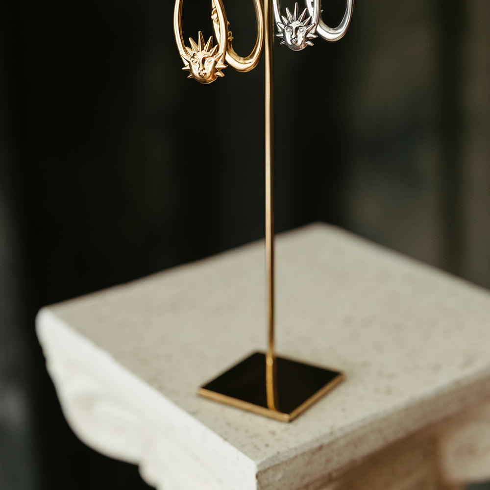 
                      
                        gold sun and moon hoop earrings sierra winter
                      
                    
