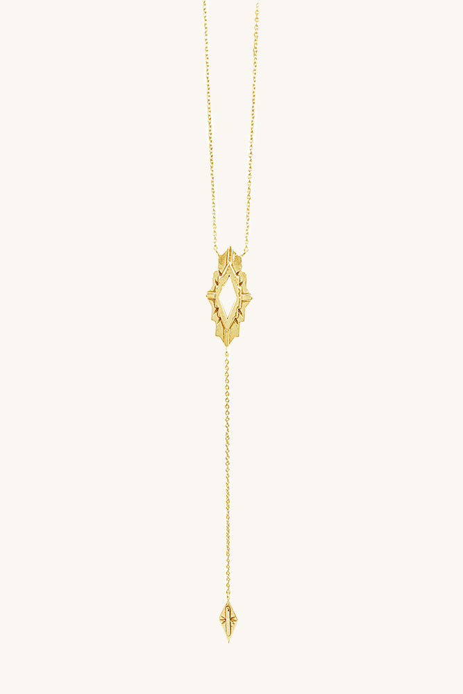 
                      
                        Astra Gold Lariat Necklace Sierra Winter 
                      
                    