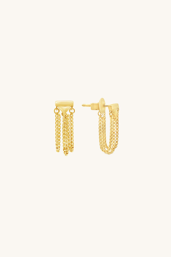 gold vermeil bowie box chain hoop earrings sierra winter 