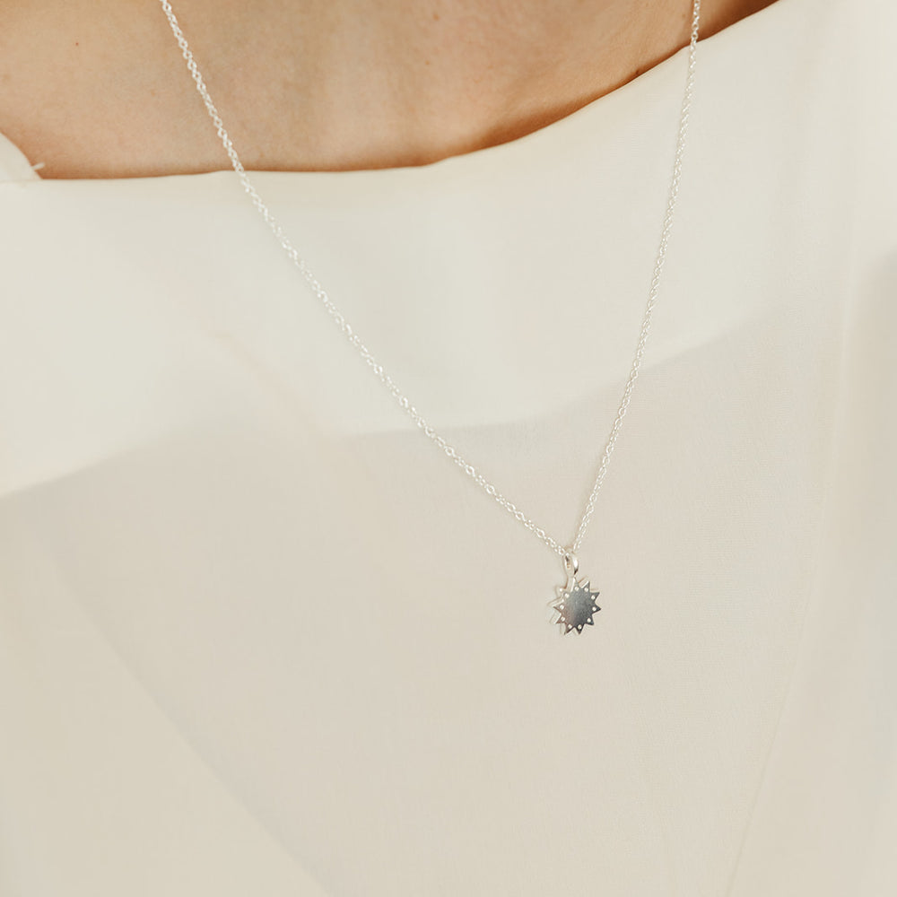 
                      
                        silver star inspired luster pendant necklace sierra winter
                      
                    