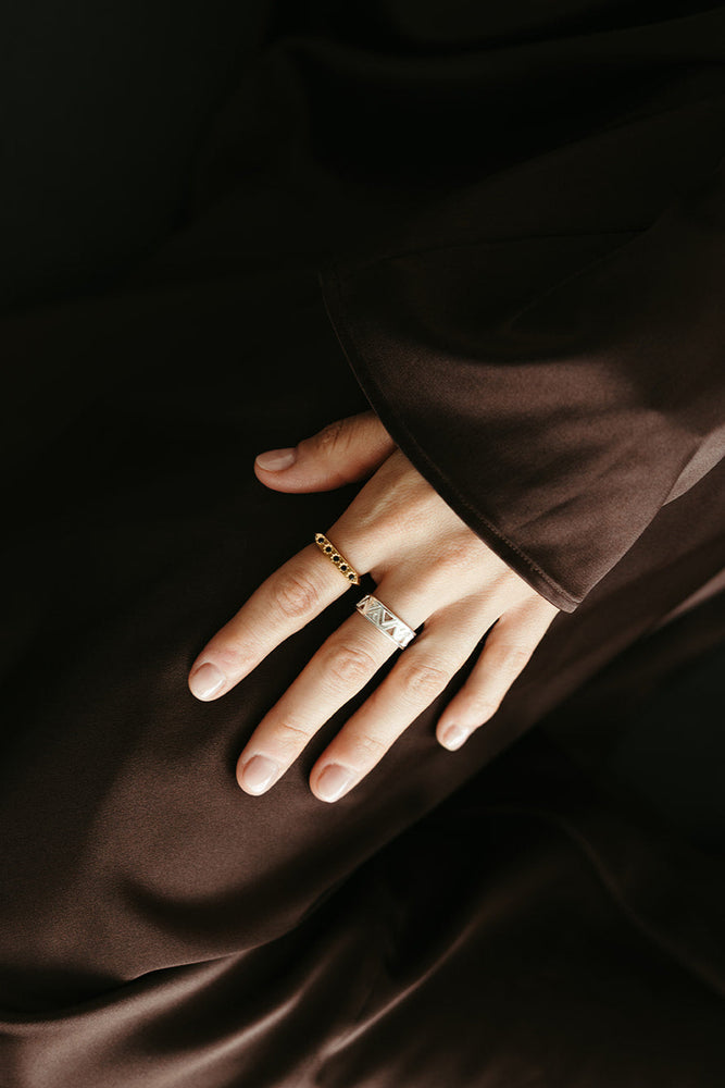 
                      
                        sterling silver good fortune symbol band ring sierra winter
                      
                    