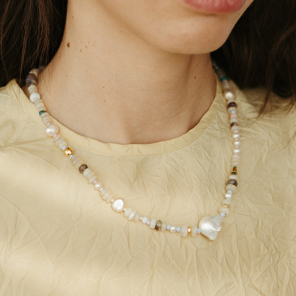 
                      
                        handmade beaded australian opal necklace sierra winter
                      
                    
