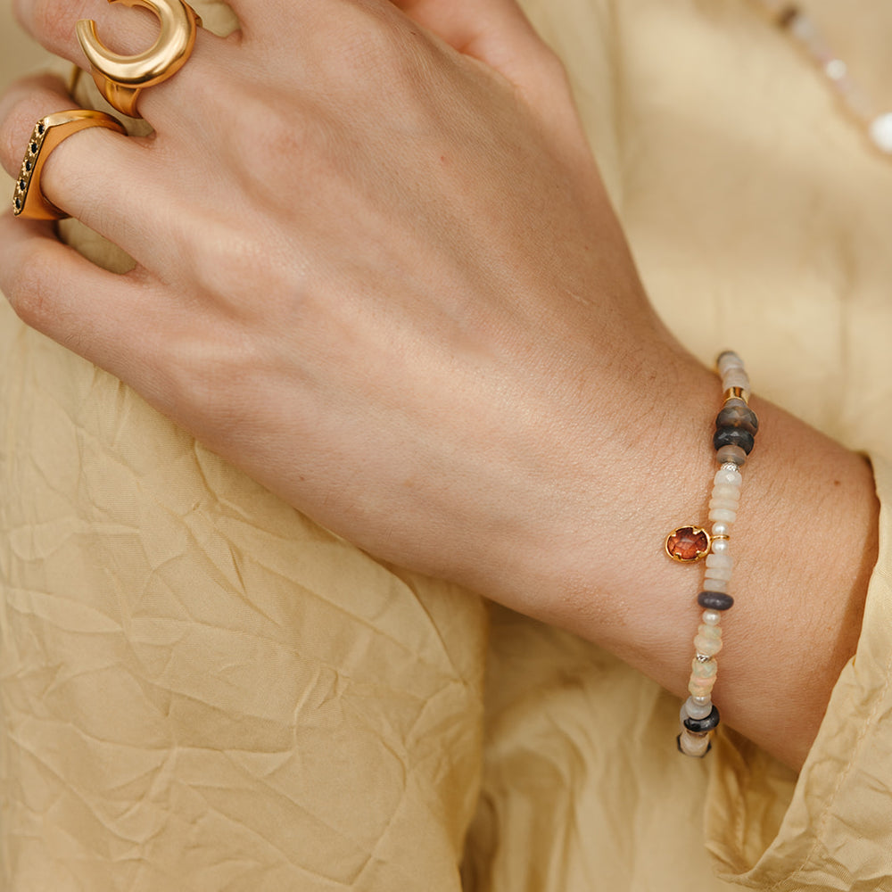 handmade beaded australian opal bracelet sierra winter
