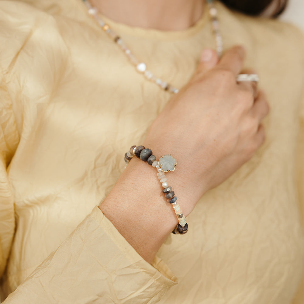 handmade beaded australian opal bracelet sierra winter