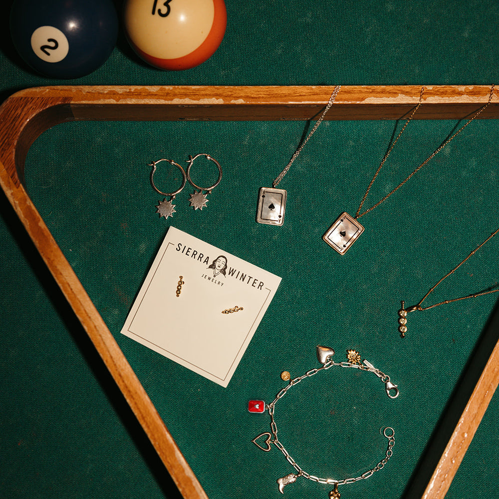 
                      
                        ladies night mixed metal gold and silver fun charm bracelet sierra winter
                      
                    