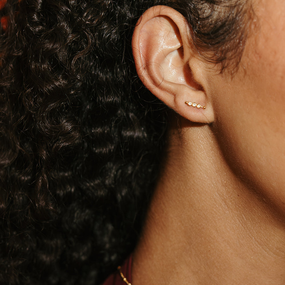 sterling silver and peridot martini olive stud earrings