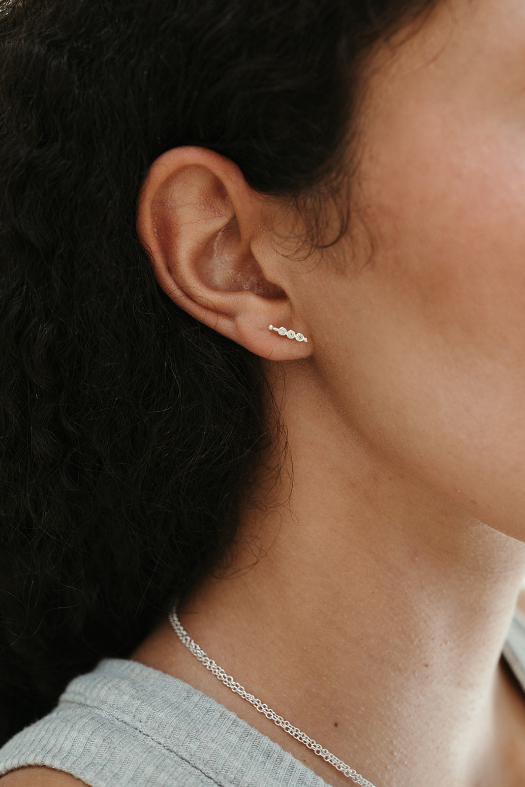 martini olive stud earrings peridot sierra winter