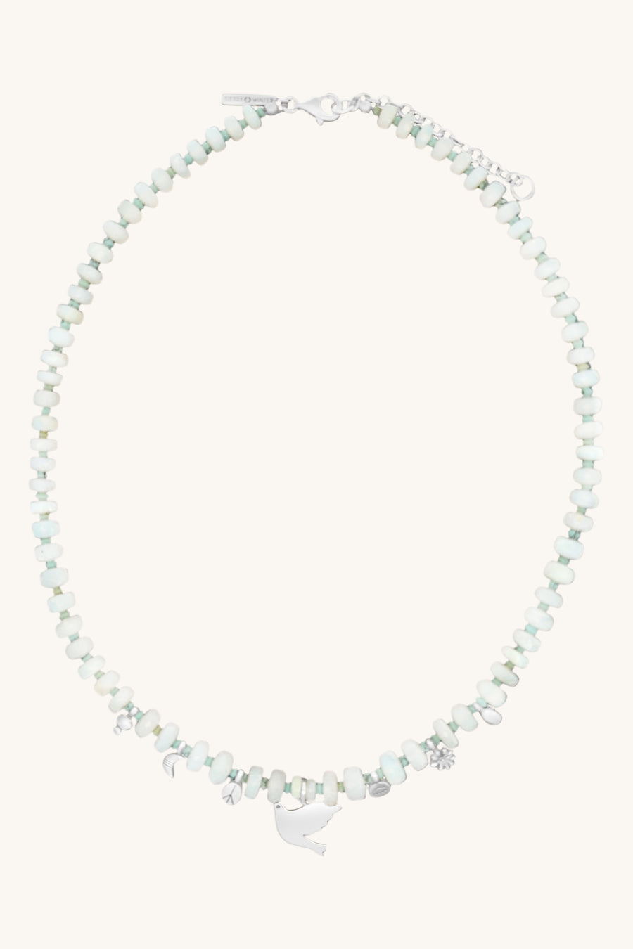 handmade beaded australian opal necklace sierra winter