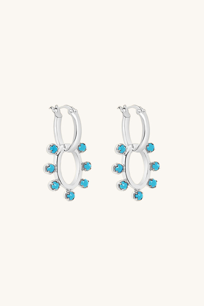 
                      
                        sterling silver turquoise dolly drop hoop earrings sierra winter
                      
                    