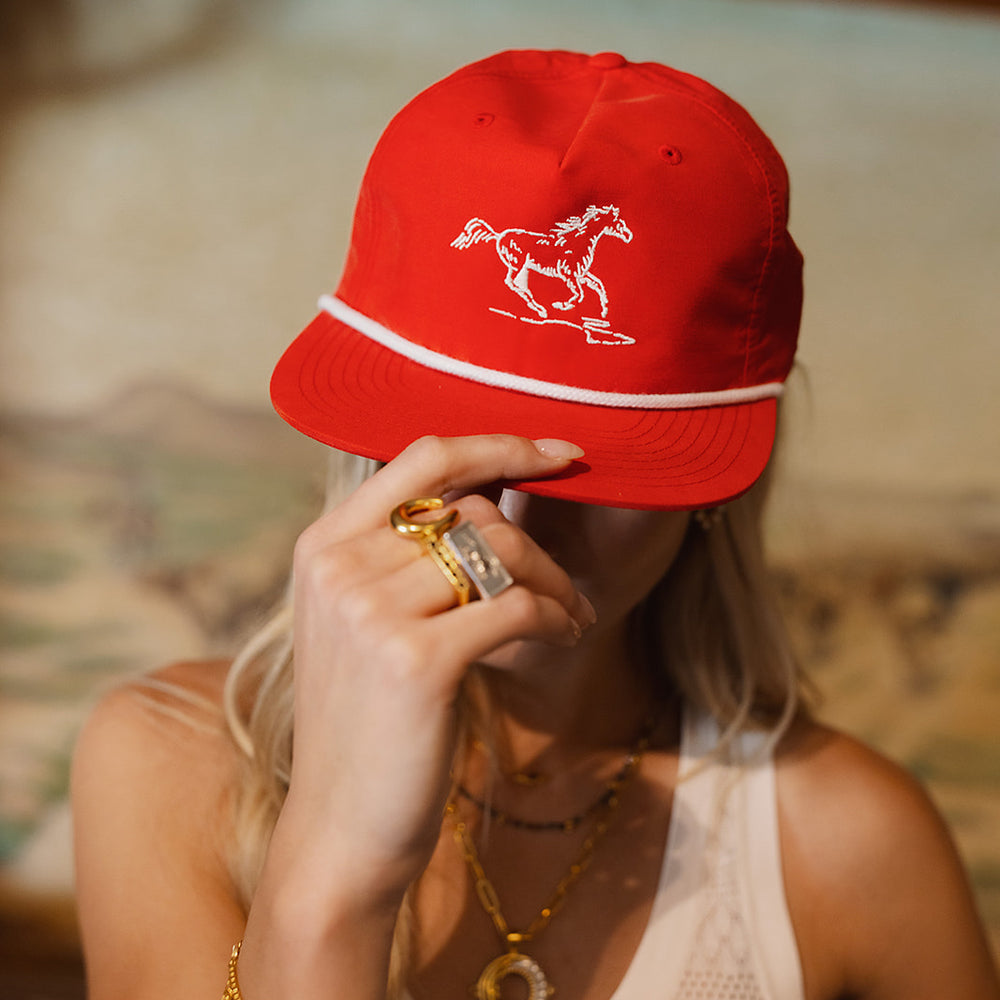 Red Mustang Hat