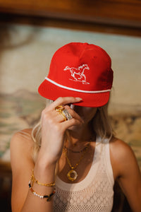 Red Mustang Hat
