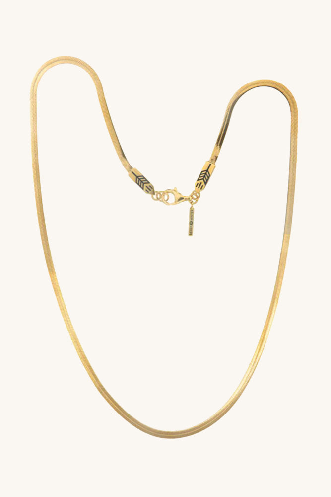 sierra winter sleek gold snake chain good lookin necklace