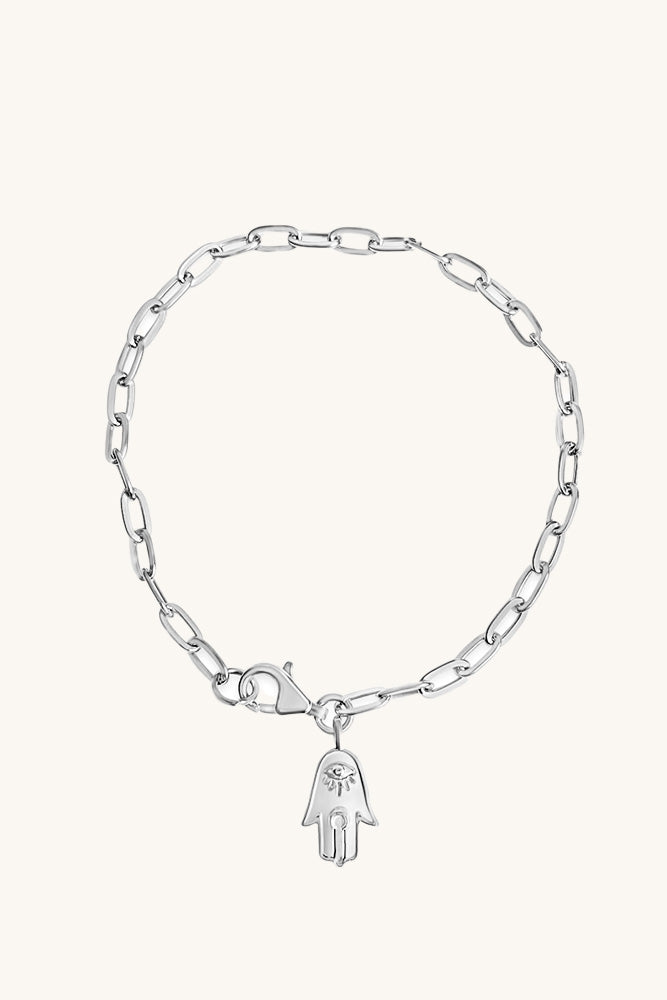 
                      
                        sierra winter sterling silver hamsa chain bracelet
                      
                    