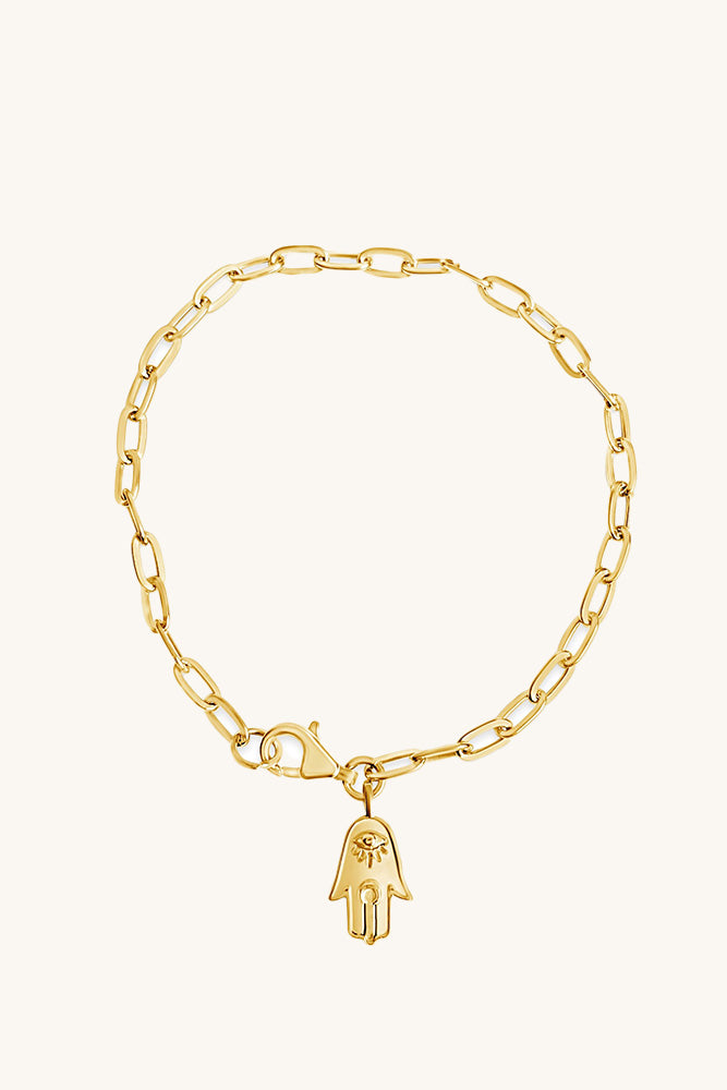 
                      
                        sierra winter gold vermeil hamsa chain bracelet
                      
                    