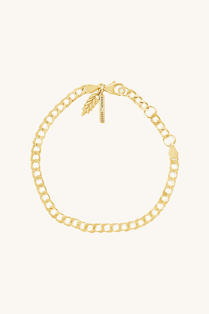 
                      
                        sierra winter gold vermeil jeri curb chain bracelet
                      
                    