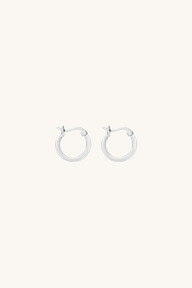 sierra winter sterling silver dainty huggie kate hoops