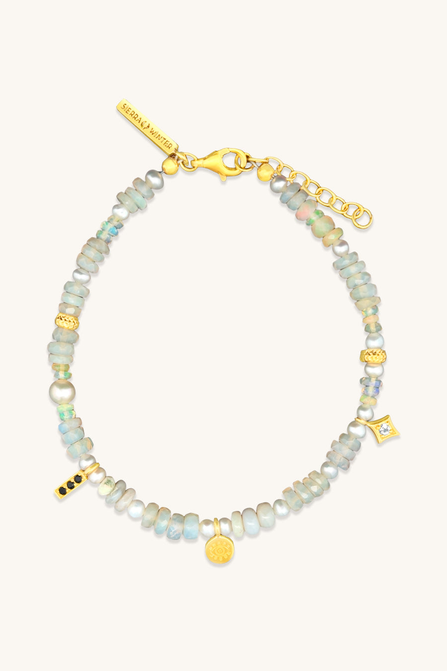handmade beaded australian opal bracelet sierra winter