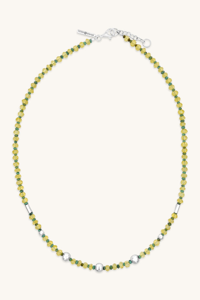 handmade beaded citrine lemon drop necklace sierra winter