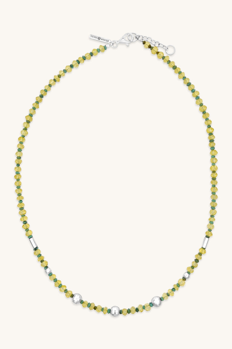 handmade beaded citrine lemon drop necklace sierra winter