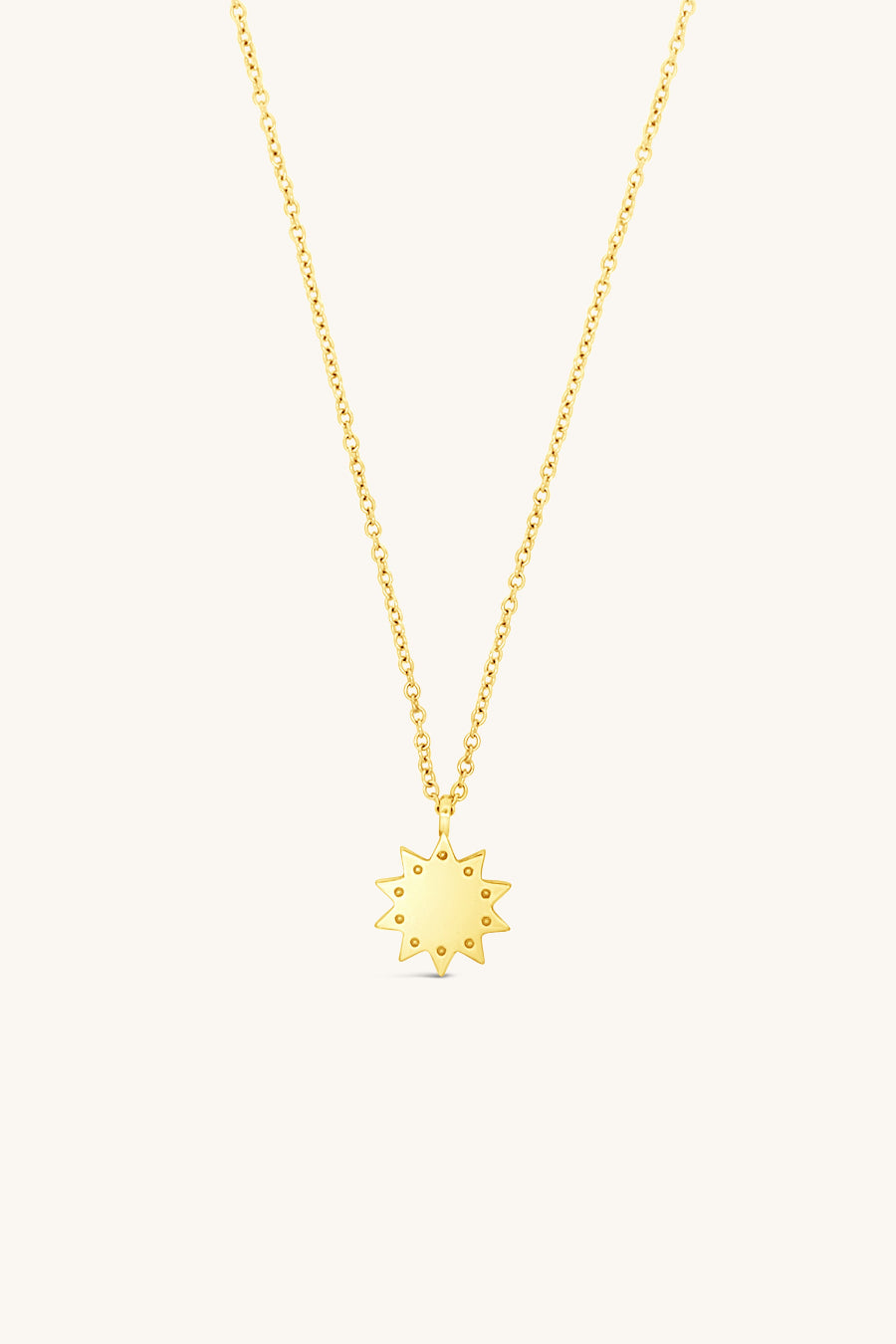 gold star inspired luster pendant necklace sierra winter
