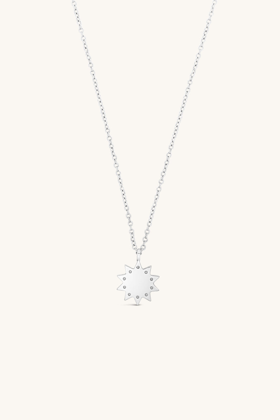 silver star inspired luster pendant necklace sierra winter