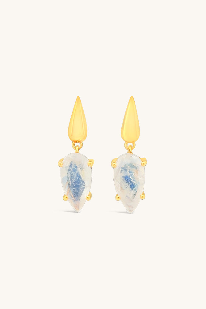 
                      
                        gold vermeil and rainbow moonstone moonlit drop earrings
                      
                    