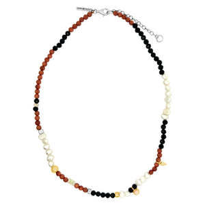 sierra winter mixed beaded winter ranch necklace