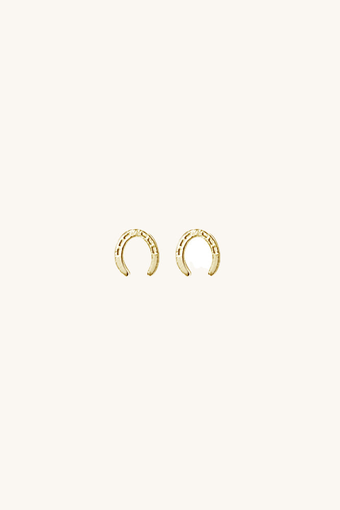 
                      
                        14 karat gold horseshoe stud Oakley Earrings Sierra Winter
                      
                    