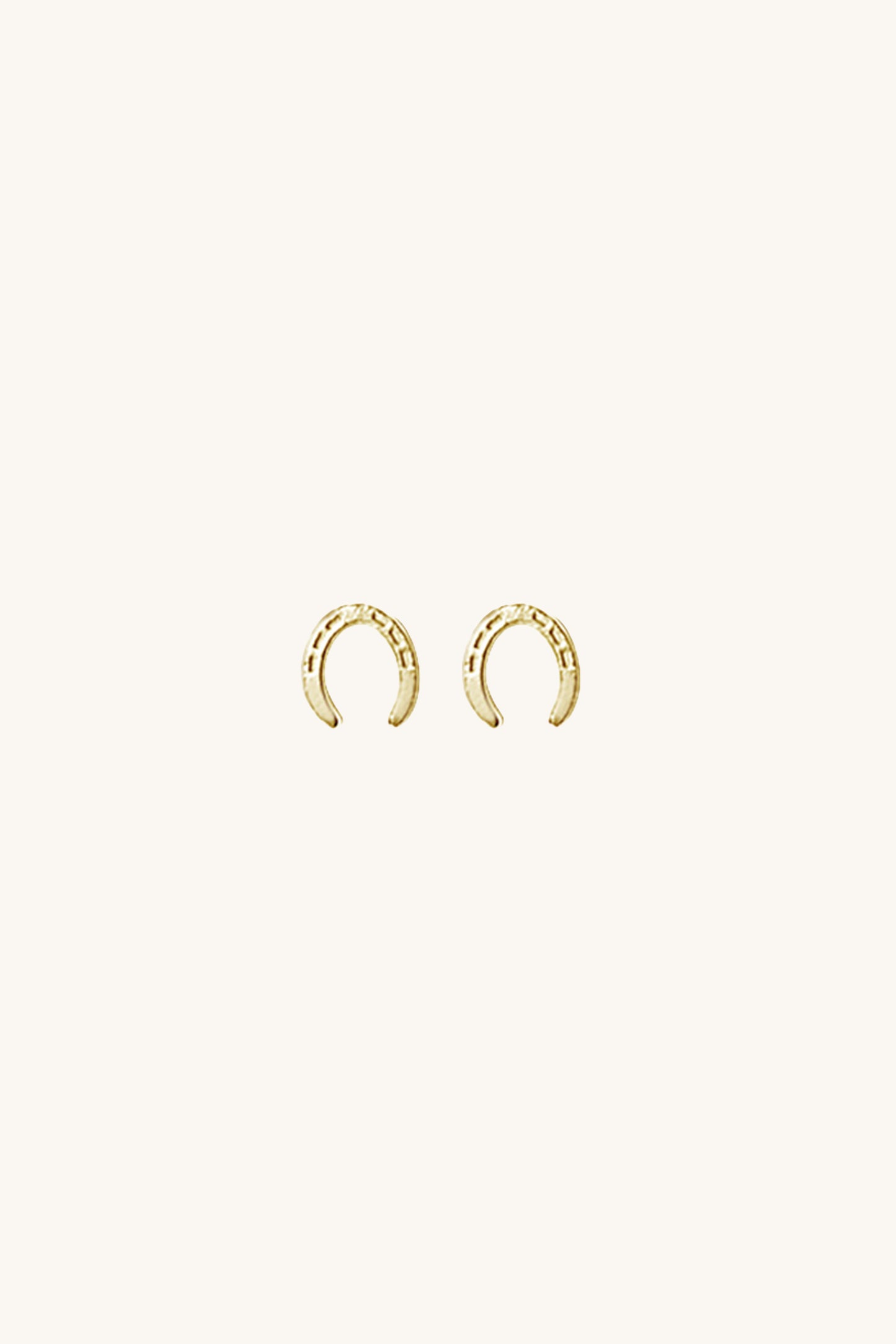 14 karat gold horseshoe stud Oakley Earrings Sierra Winter