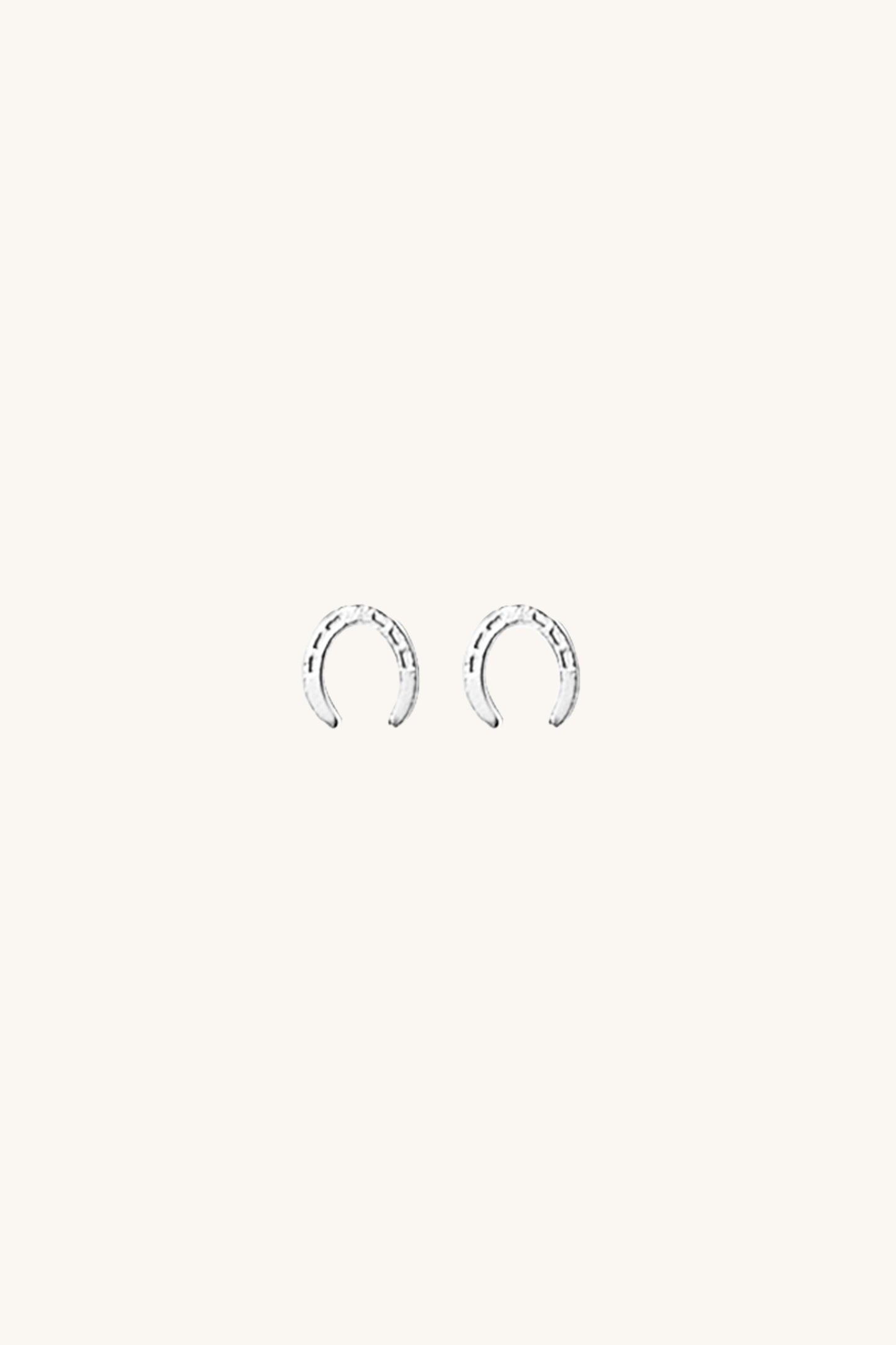 sterling silver dainty horseshoe Oakley Earrings Sierra Winter