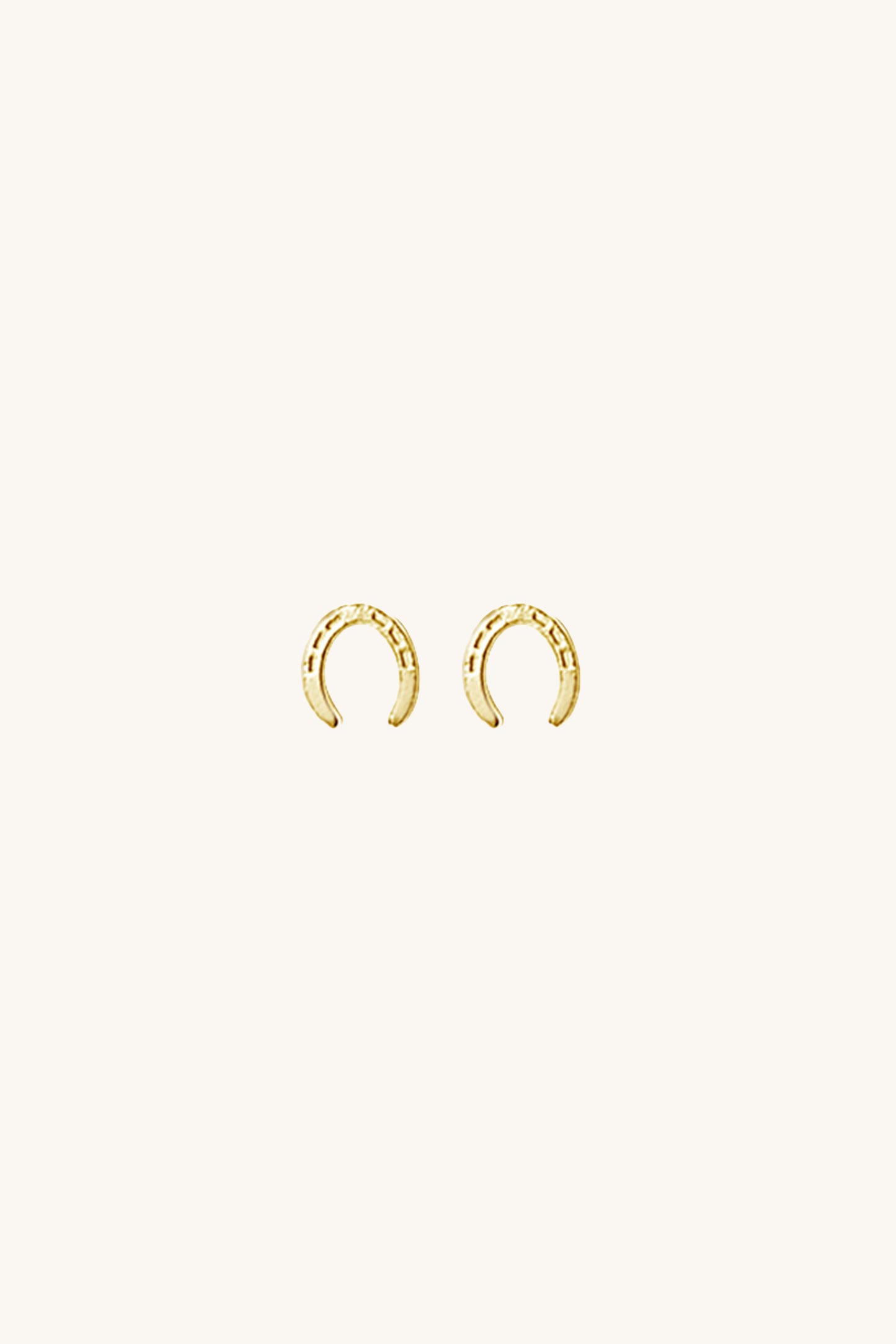 gold vermeil horseshoe Oakley Earrings Sierra Winter
