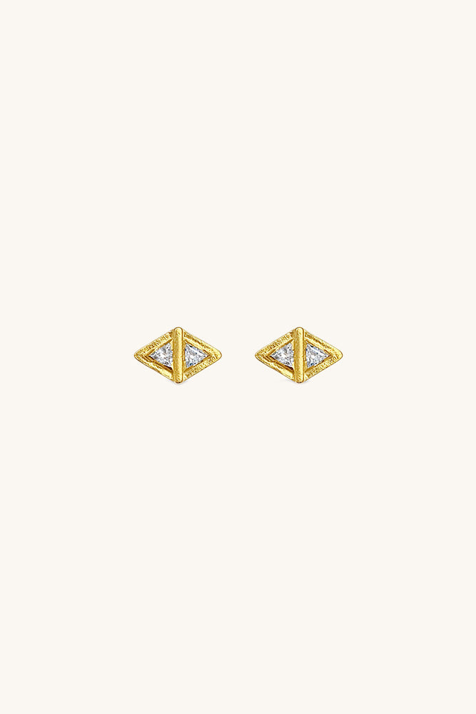 
                      
                        gold and white topaz geometric scout stud earrings sierra winter
                      
                    