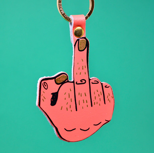 Hand Signs Key Fob Flip the Bird
