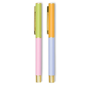 Color Block Pens - Lilac & Cornflower